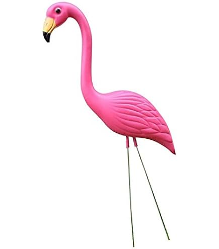 Amazon.co.jp: フラミンゴ置物 ガーデンオーナメント オブジェ 現実的